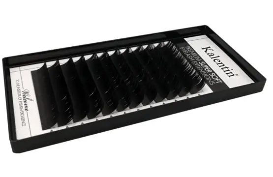 Kalentin Extensiones de pestañas pre-abanicadas 5D Tipo C 007 12mm